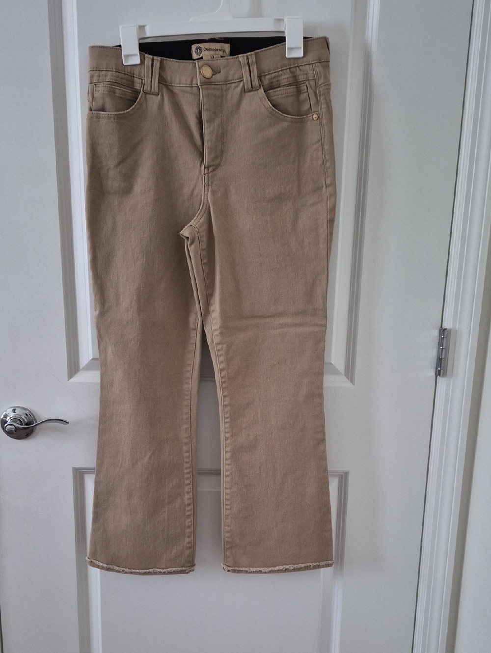 Democracy Women’s Tan Stretch Bootcut Jeans